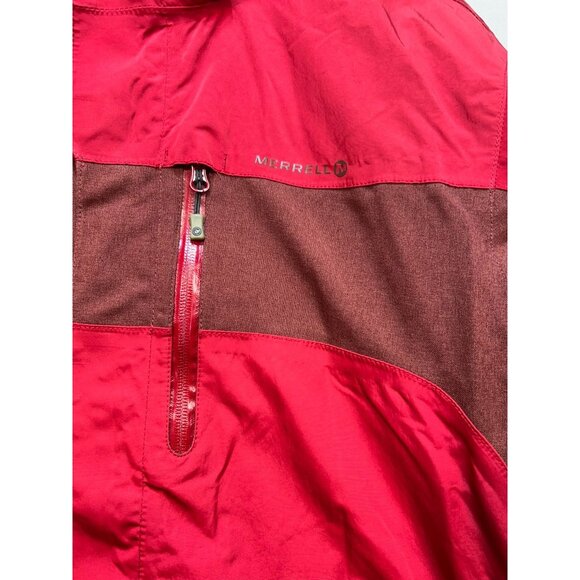 Merrell Mens Opti-Shell Opti-Warm Insulated Coat Long Sleeve Size L Red Full Zip - Picture 10 of 14